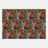 Feuille De Papier Cadeau Noël Yorkie (Devant 3)