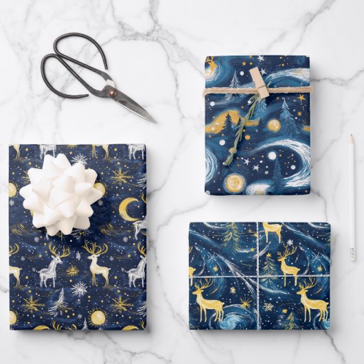 Feuille De Papier Cadeau Noelivio (Recto)