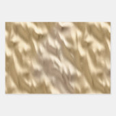 Feuille De Papier Cadeau Noir Blanc Glam Cachet Mariage du sud-ouest (Devant 2)