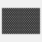 Feuille De Papier Cadeau Noir| Blanc| Noël (Devant 3)