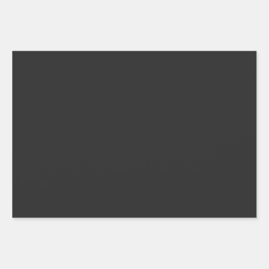 Feuille De Papier Cadeau Noir de carbone (Devant)