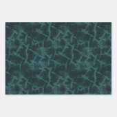 Feuille De Papier Cadeau Noir texturquoise (Devant)