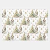 Feuille De Papier Cadeau Noisette de Noël (Devant 2)