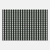 Feuille De Papier Cadeau Nom du diplômé Script Géométrique (Devant 3)