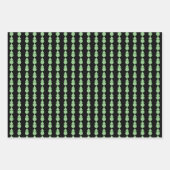 Feuille De Papier Cadeau Nom du diplômé Script Géométrique (Devant 3)