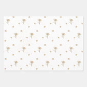 Feuille De Papier Cadeau Nom du Fleur sauvage alpin Edelweiss (Devant)