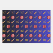 Feuille De Papier Cadeau Nom personnalisé Sentiment Sport Thème Cricket (Devant 2)