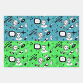 Feuille De Papier Cadeau Nostalgic Retro 1950's Style (Devant 2)