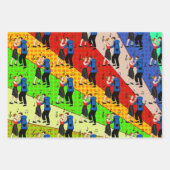 Feuille De Papier Cadeau Nostalgic Retro 1950's Style (Devant)