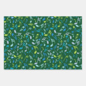 Feuille De Papier Cadeau Notes musicales (Devant)