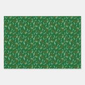 Feuille De Papier Cadeau Notes musicales de Bagpipes (Devant 2)