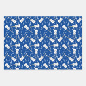 Feuille De Papier Cadeau Notes musicales de Guitare Lines (Devant)