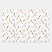 Feuille De Papier Cadeau Notions de couture pour l'artisan (Devant 2)