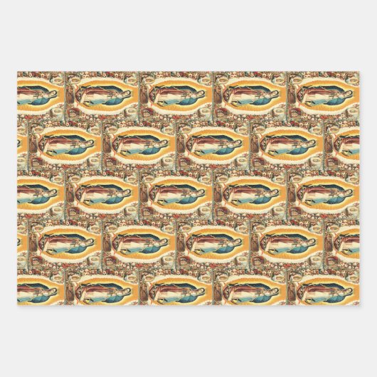 Feuille De Papier Cadeau Notre-Dame de Guadalupe (Devant)