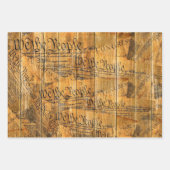 Feuille De Papier Cadeau Nous Le Peuple Constitution Américaine (Devant 3)