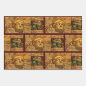 Feuille De Papier Cadeau Nous Le Peuple Constitution Américaine (Devant)