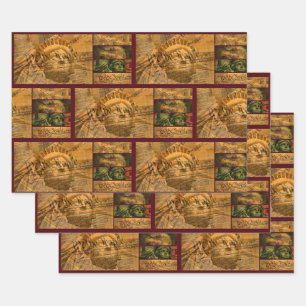 Feuille De Papier Cadeau Nous Le Peuple Constitution Américaine