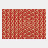 Feuille De Papier Cadeau Nouvel An chinois du lapin 2023 (Devant)