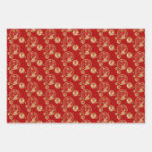 Feuille De Papier Cadeau Nouvel An chinois du lapin 2023 (Devant 3)