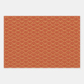 Feuille De Papier Cadeau Nouvel an chinois motif traditionnel W3PS (Devant 2)