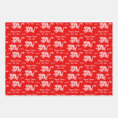 Feuille De Papier Cadeau Nouvel an du dragon chinois 2024 (Devant 2)