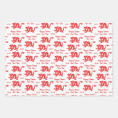 Feuille De Papier Cadeau Nouvel an du dragon chinois 2024 (Devant)