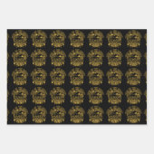 Feuille De Papier Cadeau Nouvel An lunaire chinois du lapin (Devant)