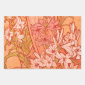 Feuille De Papier Cadeau Nouvelle Lily flowers (Devant 3)