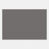 Feuille De Papier Cadeau Nuage de dauphin clair nuages gris nuages 3 tons (Devant 3)