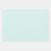 Feuille De Papier Cadeau Nuage de Menthe (Devant 2)