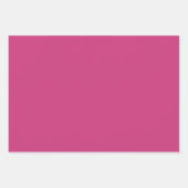 Feuille De Papier Cadeau Nuance Noire Razzmatazz Rose Tons 3 (Devant 3)