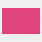 Feuille De Papier Cadeau Nuance Noire Razzmatazz Rose Tons 3 (Devant 2)