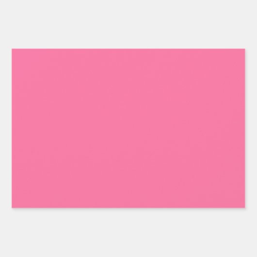 Feuille De Papier Cadeau Nuances 3 tons rose Ultra Fuchsia (Devant)