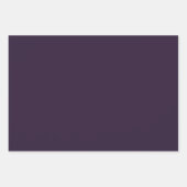 Feuille De Papier Cadeau Nuances D'Art Abstrait Géométrique Violet (Devant 3)