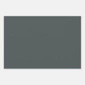 Feuille De Papier Cadeau Nuances de gris fusée de l'espace extra-atmosphéri (Devant)