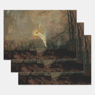 Feuille De Papier Cadeau Nuit de mi-été par Grimshaw, Art Victorien Vintage