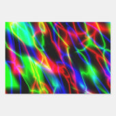 Feuille De Papier Cadeau Nuit Neon (Devant 2)