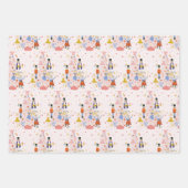 Feuille De Papier Cadeau Nutacker Pink Christmas Tree Holiday (Devant)