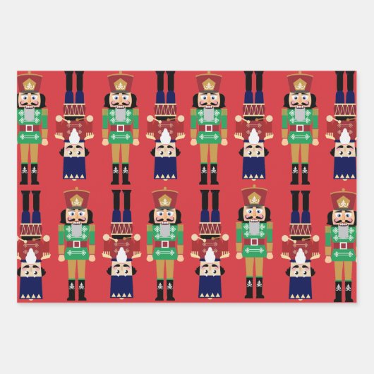 Feuille De Papier Cadeau Nutcracker (Devant 2)