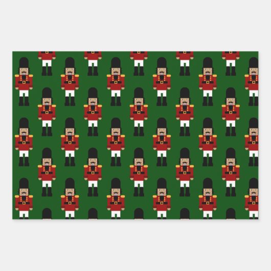 Feuille De Papier Cadeau Nutcracker - (Devant 2)