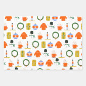 Feuille De Papier Cadeau Nutcracker mignon cadeau de Noël de Noël (Devant 2)