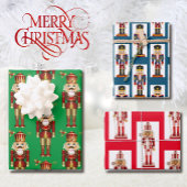 Feuille De Papier Cadeau Nutcracker Noël 3 Coordination