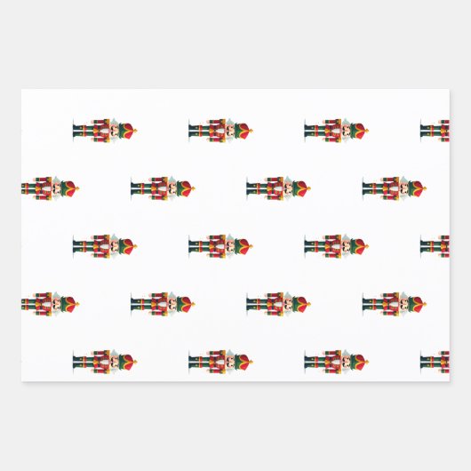 Feuille De Papier Cadeau Nutcracker Soldier (Devant)