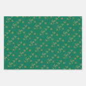 Feuille De Papier Cadeau Nutcracker Souris King Ballet rose Noël (Devant 3)
