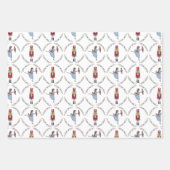Feuille De Papier Cadeau Nutcracker Suite Ballet classique Noël (Devant)