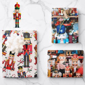 Feuille De Papier Cadeau Nutcracker Toss Christmas Candy 3 