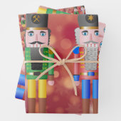 Feuille De Papier Cadeau Nutcrackers (En situation)