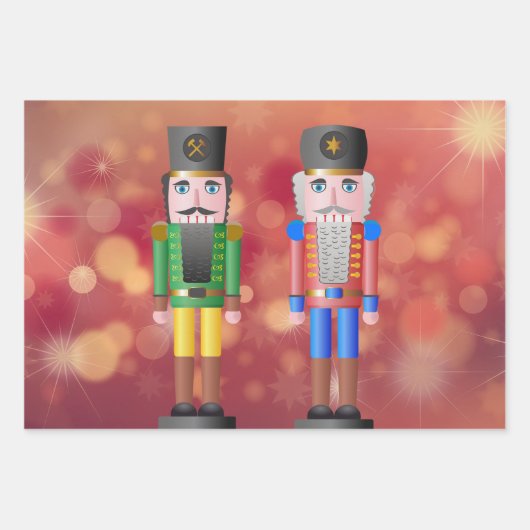 Feuille De Papier Cadeau Nutcrackers (Devant)