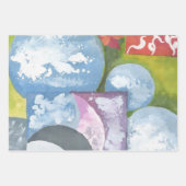 Feuille De Papier Cadeau Observance Folk Art par AnyaC (Devant 3)