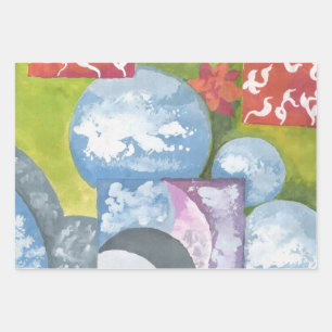 Feuille De Papier Cadeau Observance Folk Art par AnyaC